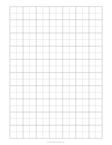 1/2 Engineering Graph Paper