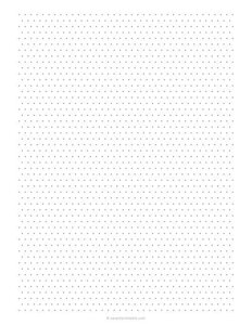 1/5 Isometric Dot Paper