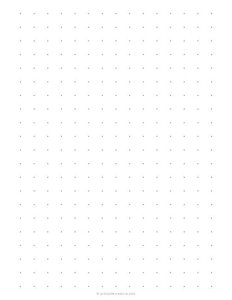 1/2 Dot Grid Paper
