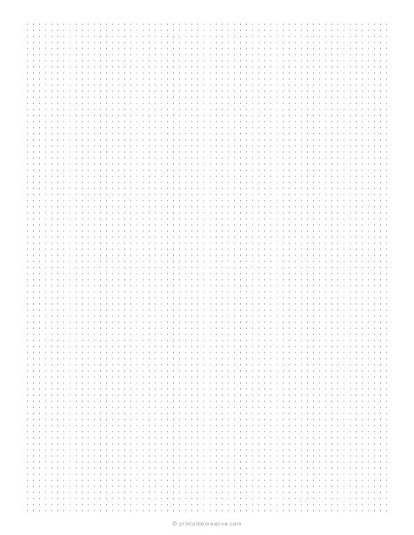 18 inch dotted grid paper free printable graph papers