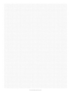 1/10 Dot Grid Paper