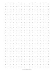 1/4 Dot Grid Paper
