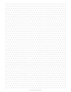 1/4 Isometric Dot Paper
