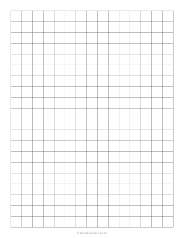 12 inch grid plain graph paper free printable graph papers