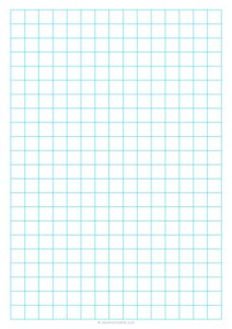 1/2 Graph Paper (A4 Size) - Blue