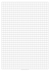 1/3 Plain Graph Paper (A4 Size)