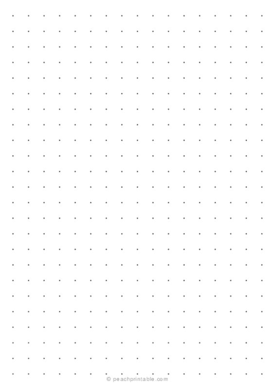 1/3 Dot Grid Paper (A5 Size)