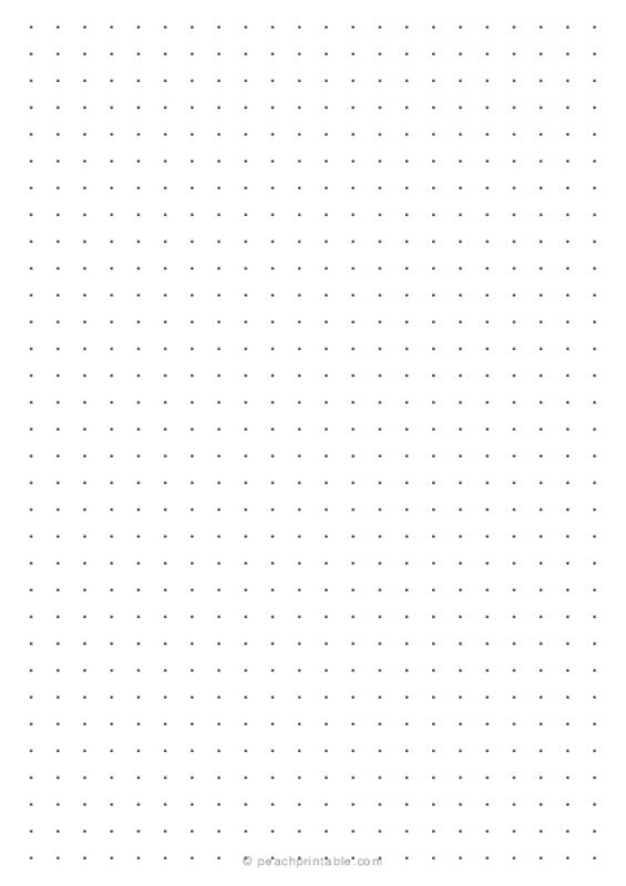 1/4 Dot Grid Paper (A5 Size)