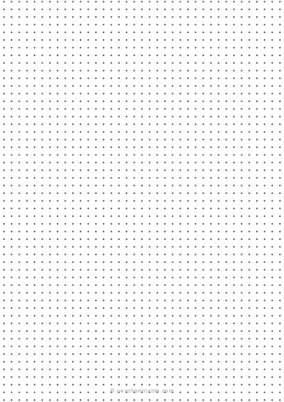 4mm Dot Grid Paper (A5 Size)