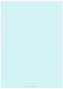 1/8 Graph Paper (A5 Size) - Blue