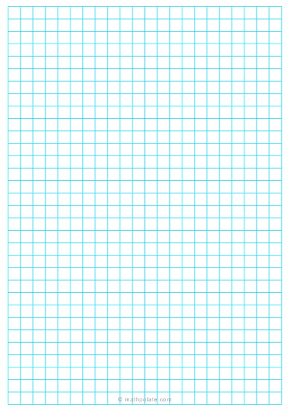 1/4 Graph Paper (A5 Size) - Blue