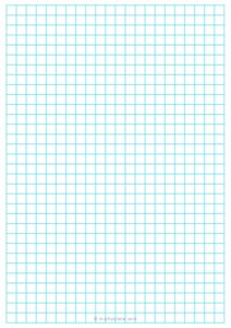 1/4 Graph Paper (A5 Size) - Blue
