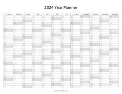 2024 Year Planner