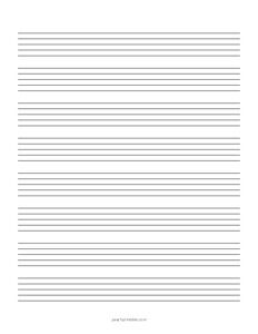 Music Manuscript Paper - 8 Large Staves