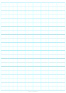 1/2 Engineering Graph Paper - A4 - Blue