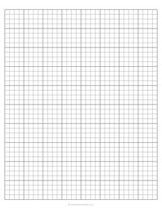 1/4 Engineering Graph Paper