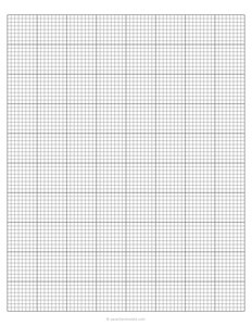 1/8 Engineering Graph Paper