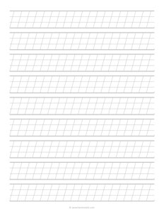 Calligraphy Practice Paper