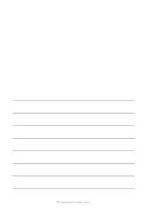 Half Lined Paper (A5)