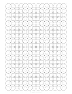 1/2 Circle Pattern Graph Paper