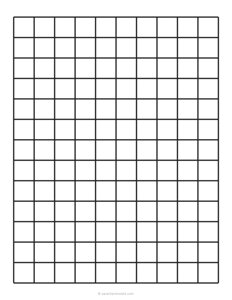3/4 Low Vision Graph Paper