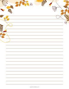Fall Border - #1