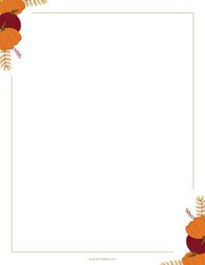Fall Border - #4