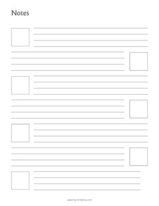 Multiline Notes Page