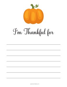 Thanksgiving Template - #1