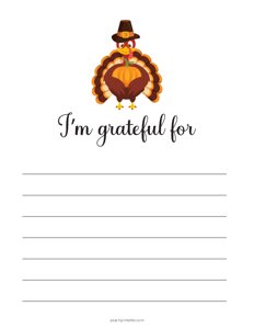 Thanksgiving Template - #4