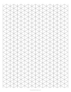 1/2 Isometric Grid Paper