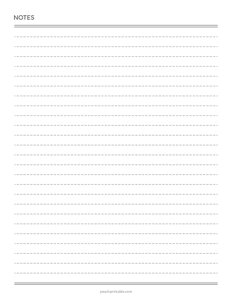 Minimalist Notes - Dashed