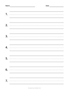 3/4 Spelling Test Paper