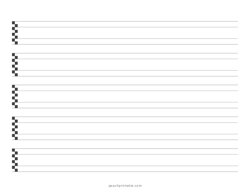 Blackletter Calligraphy Template - 1