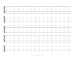 Blackletter Calligraphy Template - 3