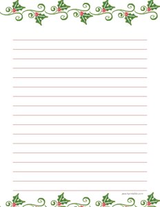 Christmas Lined Border - #1