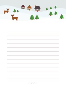 Christmas Lined Border - #3