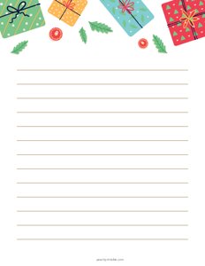 Christmas Lined Border - #6