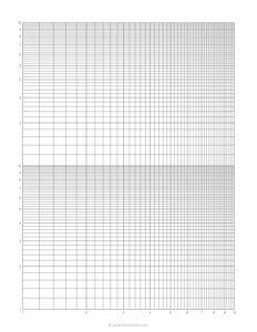 Logarithmic Graph Paper - 1X,2Y Cycles