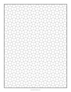 Pentagon Graph Paper - Small