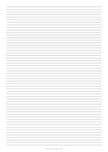 5 mm Lined Paper - A4