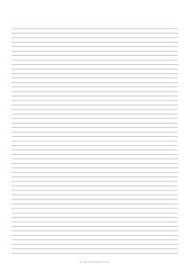 5 mm Lined Paper - A4