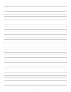 5 mm Lined Paper
