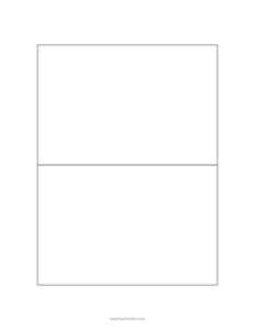4x6 Blank Index Cards (Connected)