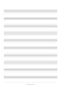 4 mm Lined Paper - A4