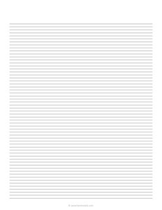 4 mm Lined Paper