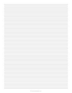 4 mm Lined Paper