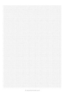 1/10 Dot Grid Paper (A5)