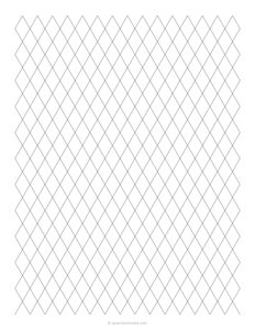 1/2 Diamond / Rhombic - 60 degree