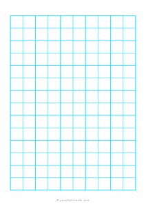 1/2 Engineering Graph Paper (A5) - Blue